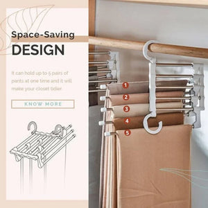 5-IN-1 FOLDABLE HANGER ORGANIZER (BUY 1 GET 1 FREE)